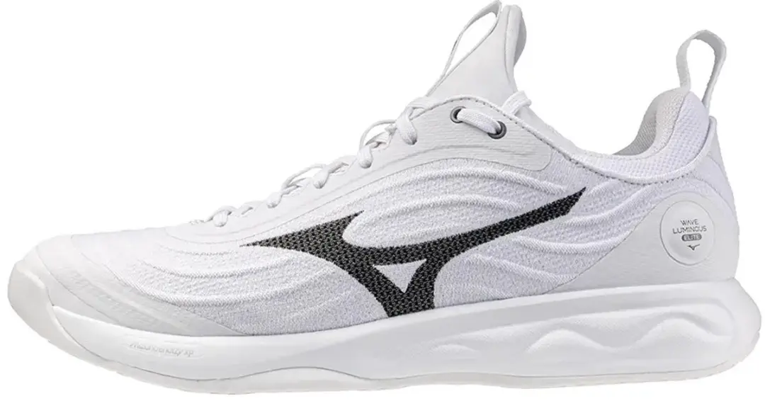 Mizuno Wave Luminous Elite Indoor Schoenen 46 - Wit/Zwart/Grijs