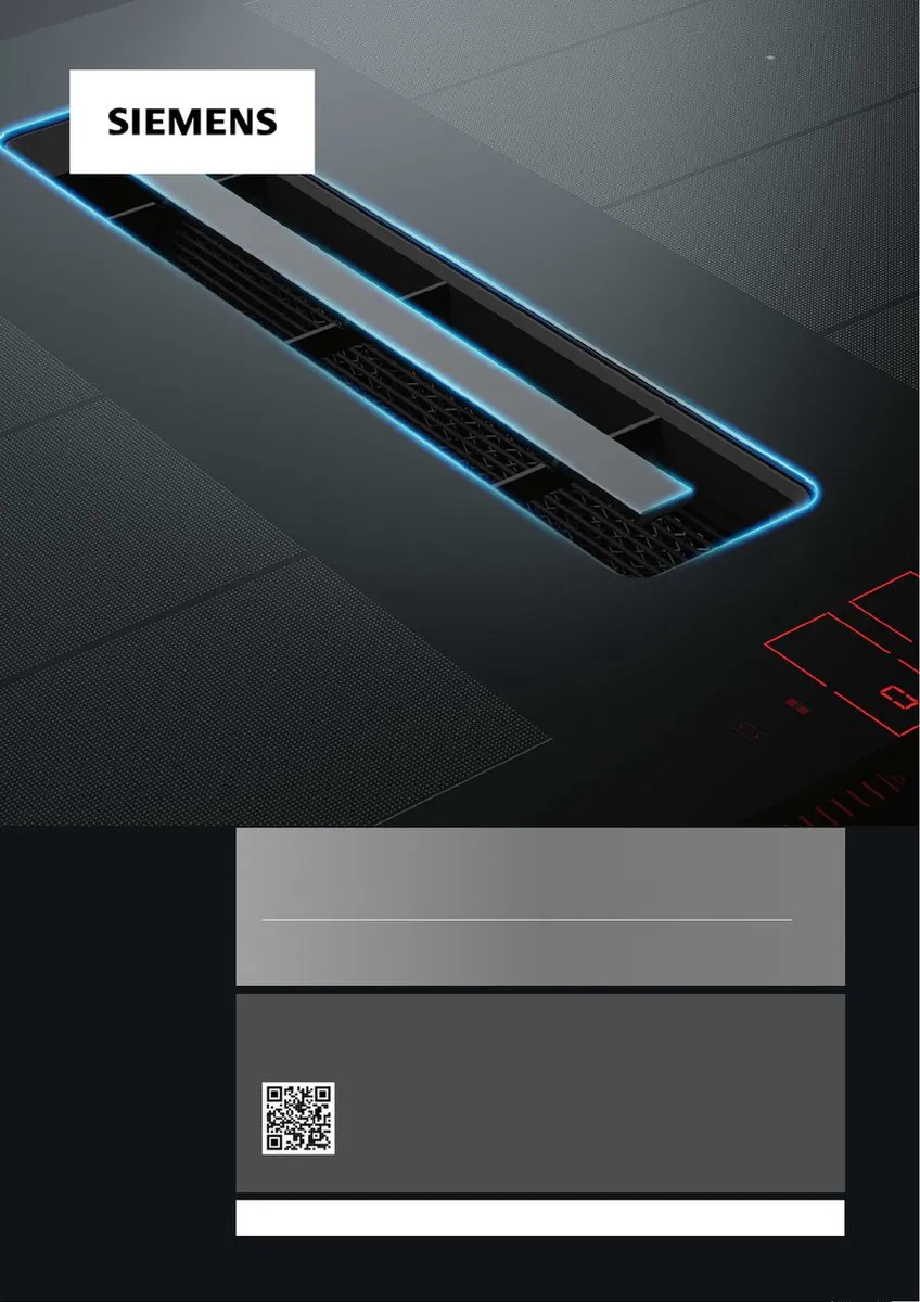 Siemens EX877NX68E kookplaat Zwart Ingebouwd 80 cm Inductiekookplaat zones 4 zone(s) Inbouw afzuigkap