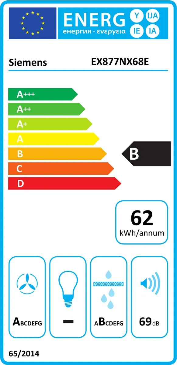 Siemens EX877NX68E kookplaat Zwart Ingebouwd 80 cm Inductiekookplaat zones 4 zone(s) Inbouw afzuigkap