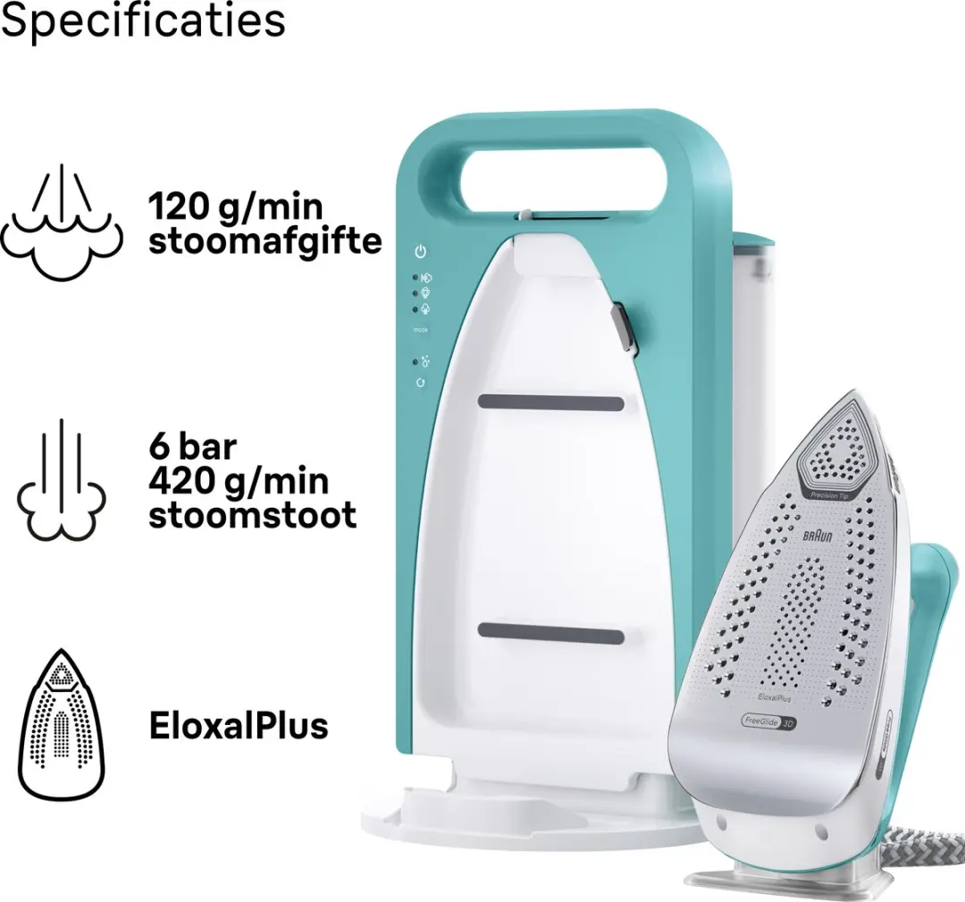 Braun Upstyle 2 IS2735GR Stoomgenerator - 2200W - 1,5L - Groen
