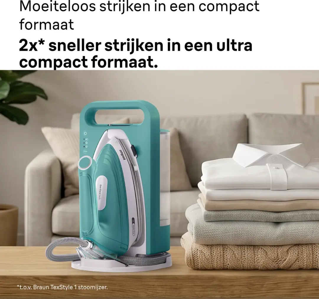 Braun Upstyle 2 IS2735GR Stoomgenerator - 2200W - 1,5L - Groen