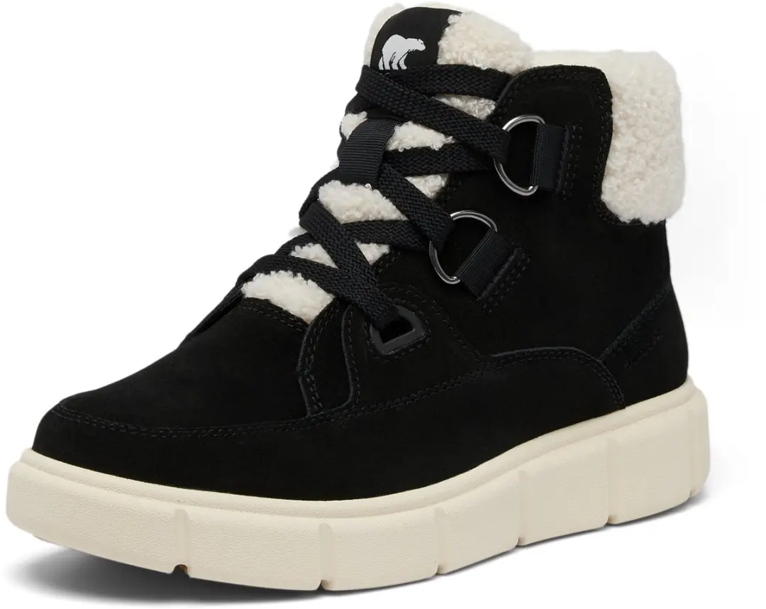 Sorel Explorer III NW Lace WP Dames Snowboots - Black/Sea Salt - afbeelding 6 van 6