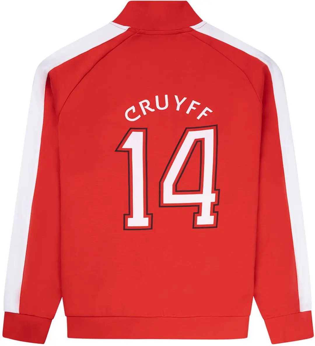 Cruyff Washington Diplomats Retro Trainingsjack 1980 - XL - Rood