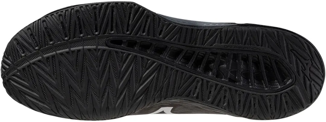 Mizuno Lightning Select Mid Indoor Schoenen 47 - Zwart/Zilver