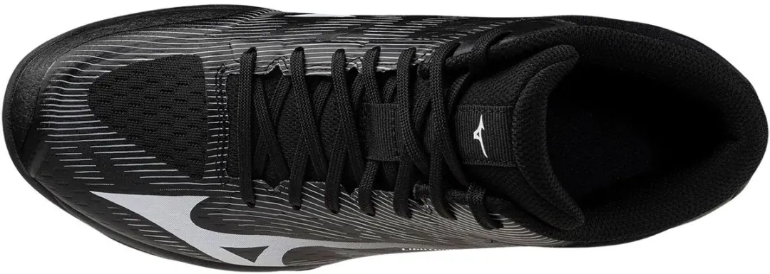 Mizuno Lightning Select Mid Indoor Schoenen 47 - Zwart/Zilver