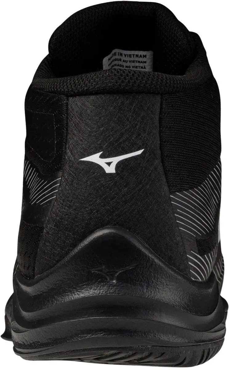 Mizuno Lightning Select Mid Indoor Schoenen 47 - Zwart/Zilver