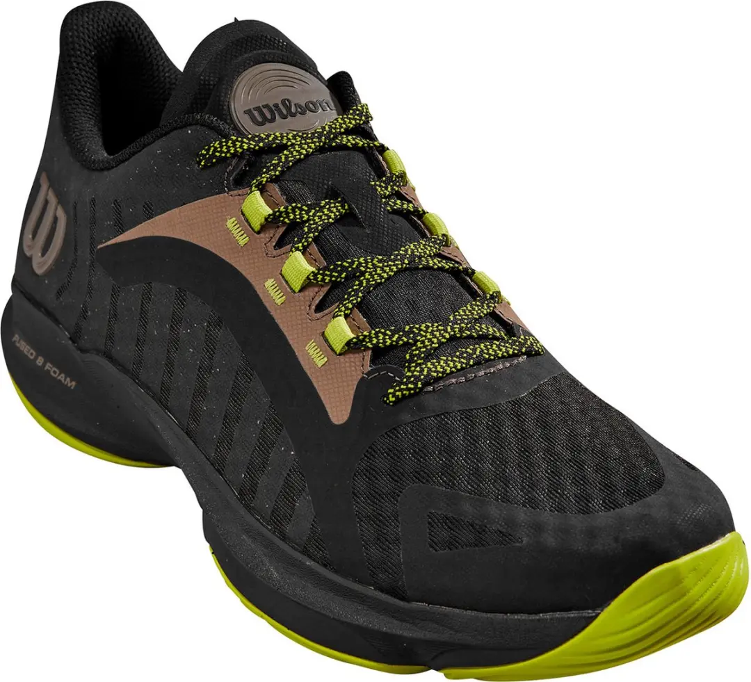Wilson Hurakn Pro Padelschoenen 46 2/3 - Bruin/Zwart/Limoengroen