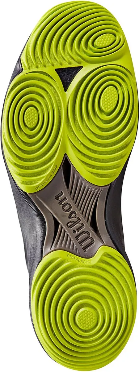 Wilson Hurakn Pro Padelschoenen 46 2/3 - Bruin/Zwart/Limoengroen