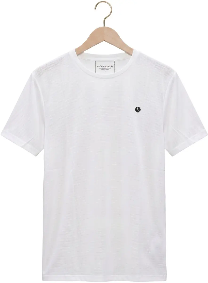 Björn Borg Ace Light Shirt Heren XXL - Wit/Zwart