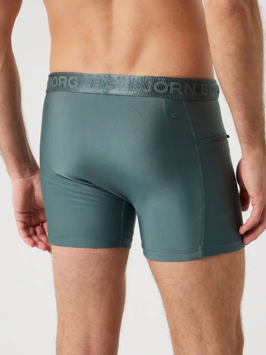 Björn Borg Stretch Swim Shorts - XL - Groen/Blauw