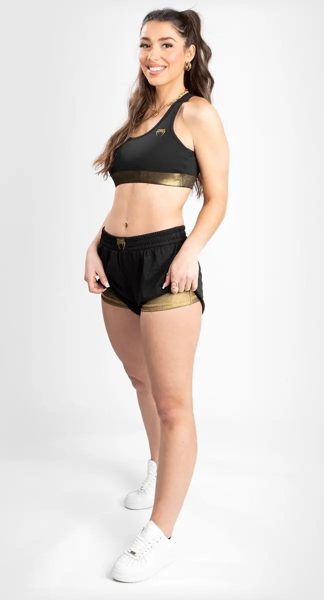 Venum Lightning 2 Training Short Dames - S - Zwart/Goud