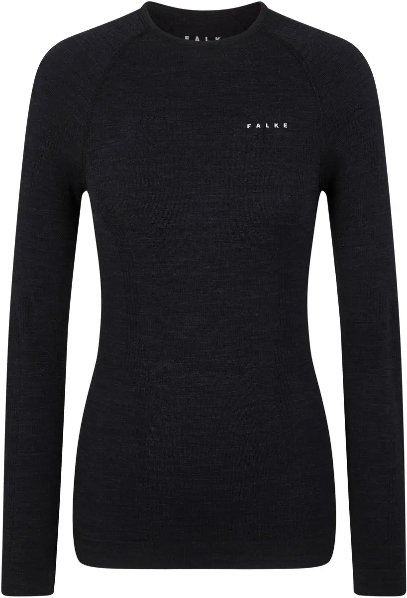 Falke Wool-Tech Longsleeve Dames - L - Zwart - afbeelding 6 van 6