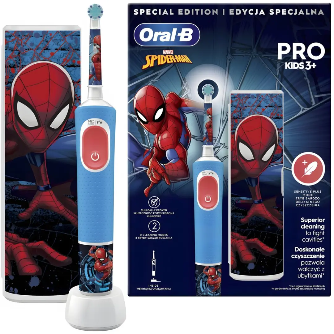 Oral-B Vitality Pro D103 Kids Spiderman Elektrische Tandenborstel