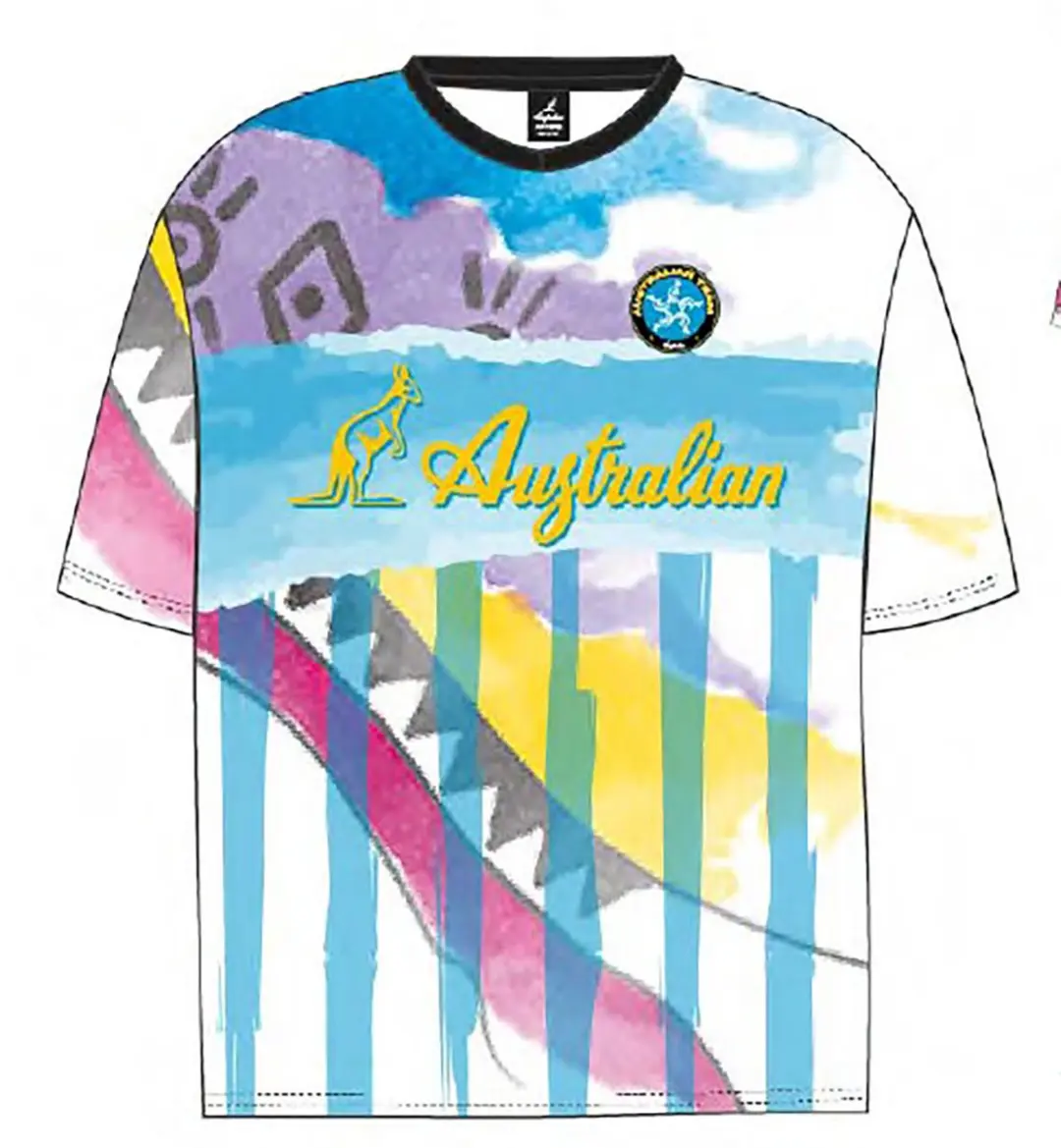 Australian Voetbal Shirt Native - XL - Wit - afbeelding 6 van 6