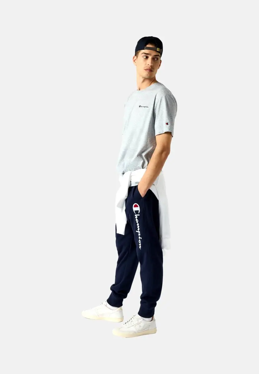 Champion T-shirt Heren SS Tee Grijs M