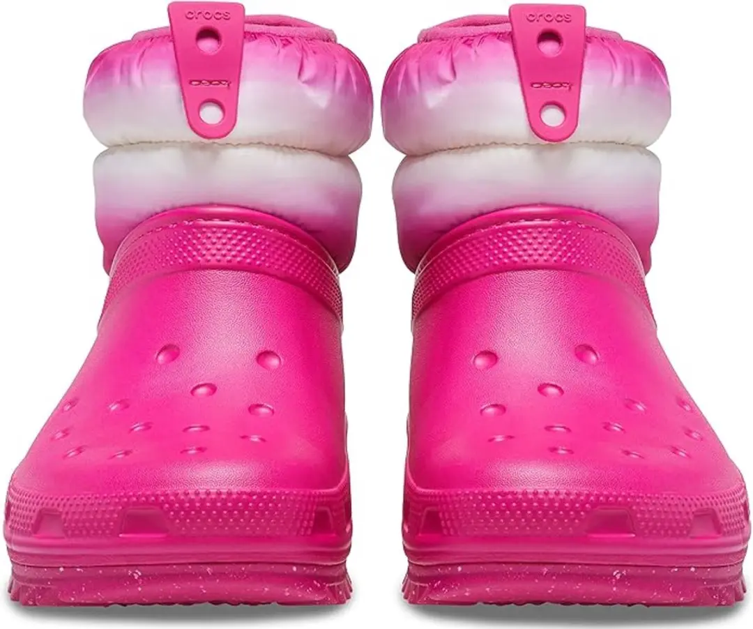 Crocs Classic Neo Puff Shorty Boot - Maat 37/38 - Candy Pink