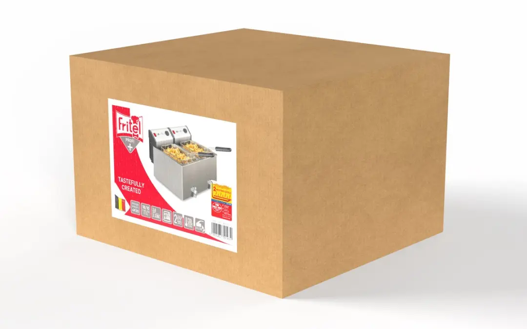 Fritel Profi 4920 DUO Dubbele Frituurpan - 2x 3300W - 16L - Inox