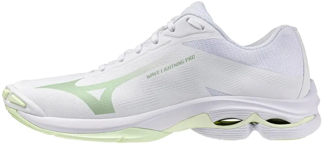 Mizuno Wave Lightning Pro Dames Sportschoenen 38.5 - Wit