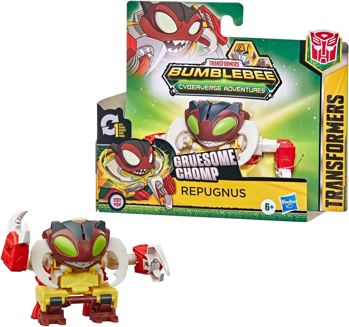 Hasbro Transformers Cyberverse Repugnus actiefiguur speelgoed robot.