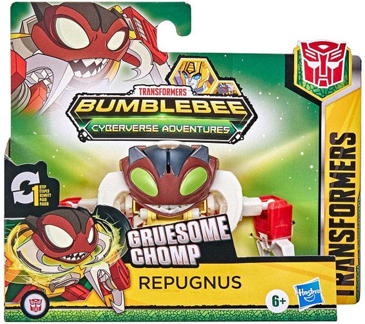 Hasbro Transformers Cyberverse Repugnus actiefiguur speelgoed robot.