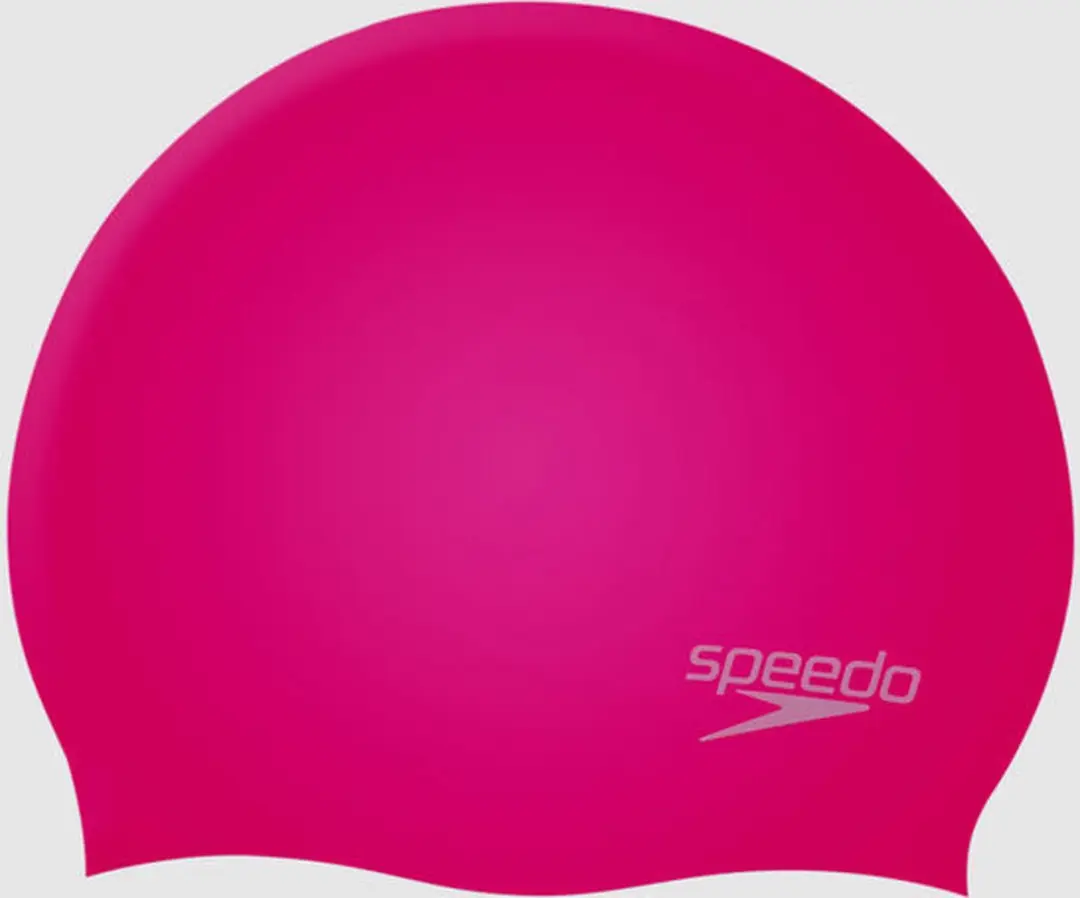 Speedo Plain Moulded Silicone Junior Badmuts - Roze