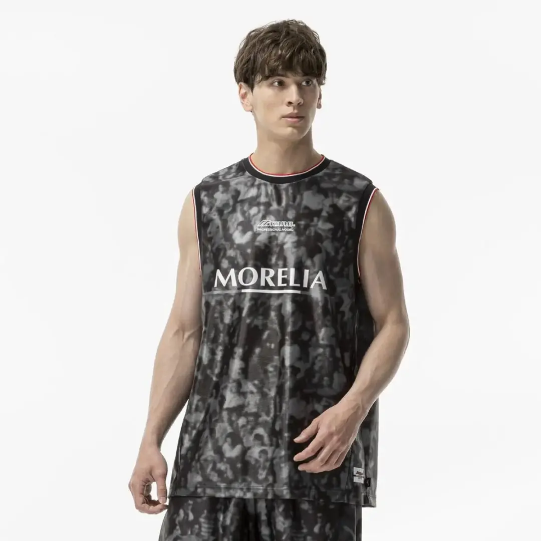 Mizuno Morelia Off Mouwloze Jersey - L - Wit