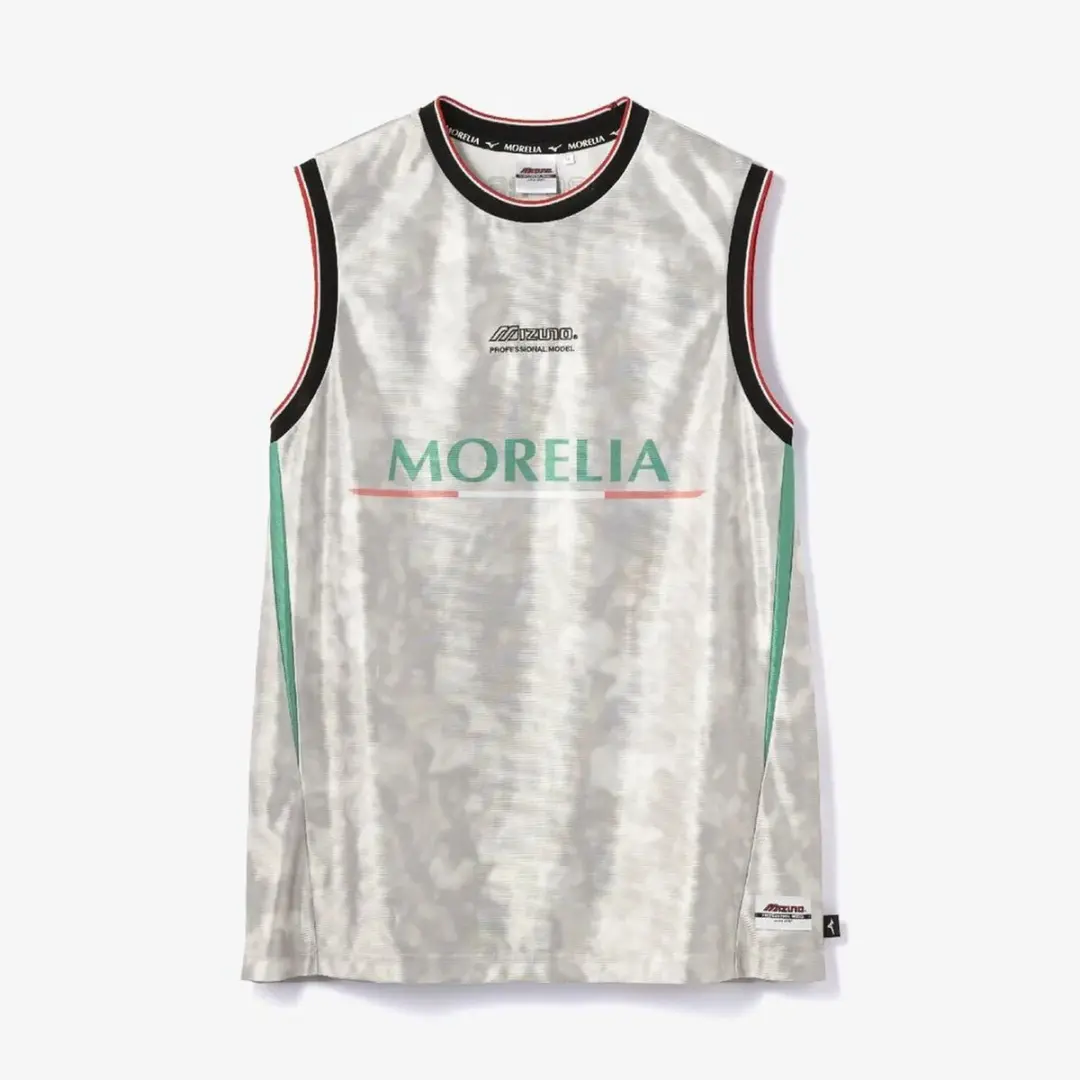 Mizuno Morelia Off Mouwloze Jersey - L - Wit