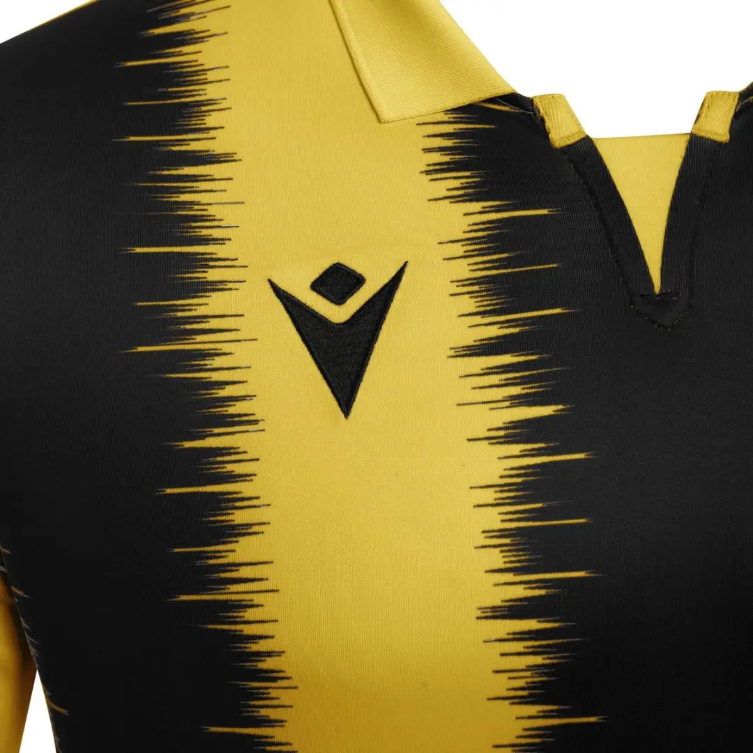 Macron Miram Shirt Heren - Geel/Zwart - 3XL