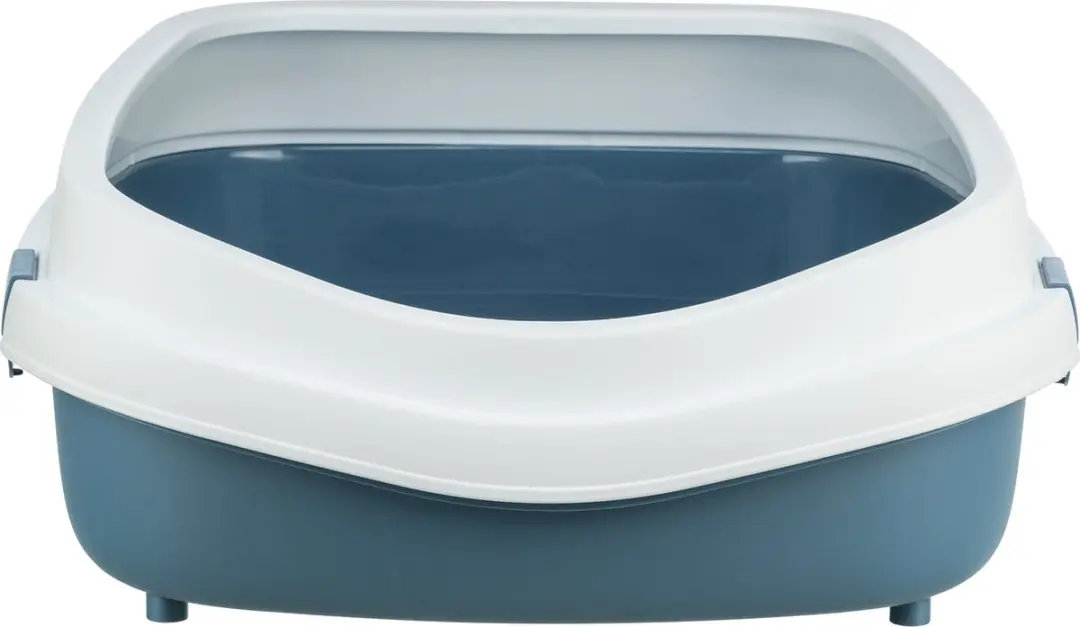 Trixie Kattenbak Primo XXL Met Rand - 71x56x25cm Blauw/Wit