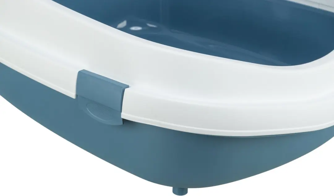 Trixie Kattenbak Primo XXL Met Rand - 71x56x25cm Blauw/Wit
