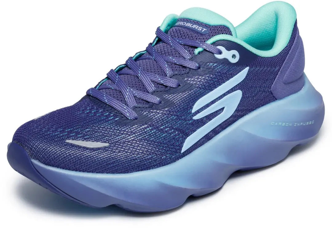 Skechers SKX AERO BURST Dames Sportschoenen - Periwinkle/Aqua