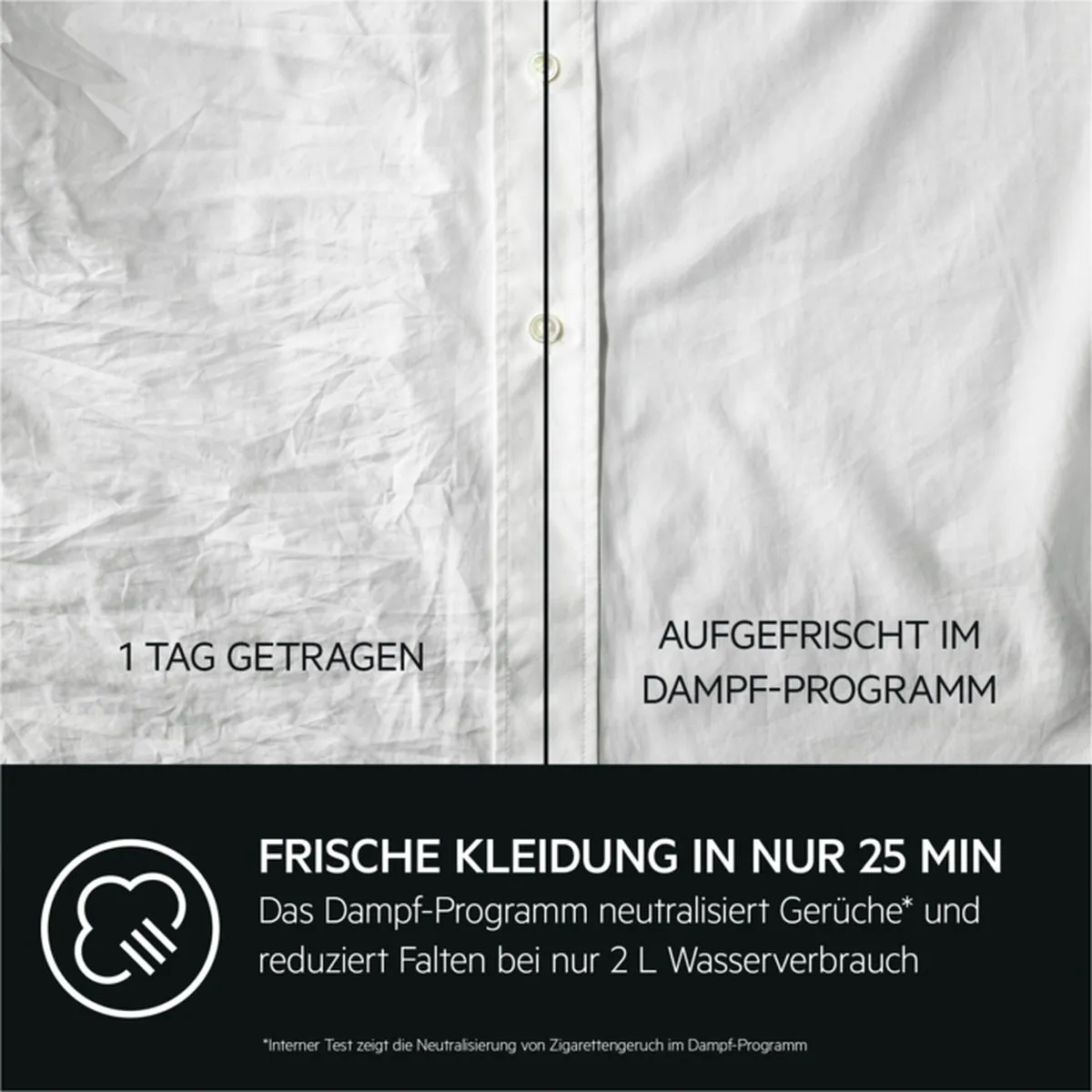 AEG 7000 Serie ProSteam LR7A70690 Wasmachine 9kg - 1600 rpm - Wit - afbeelding 6 van 6