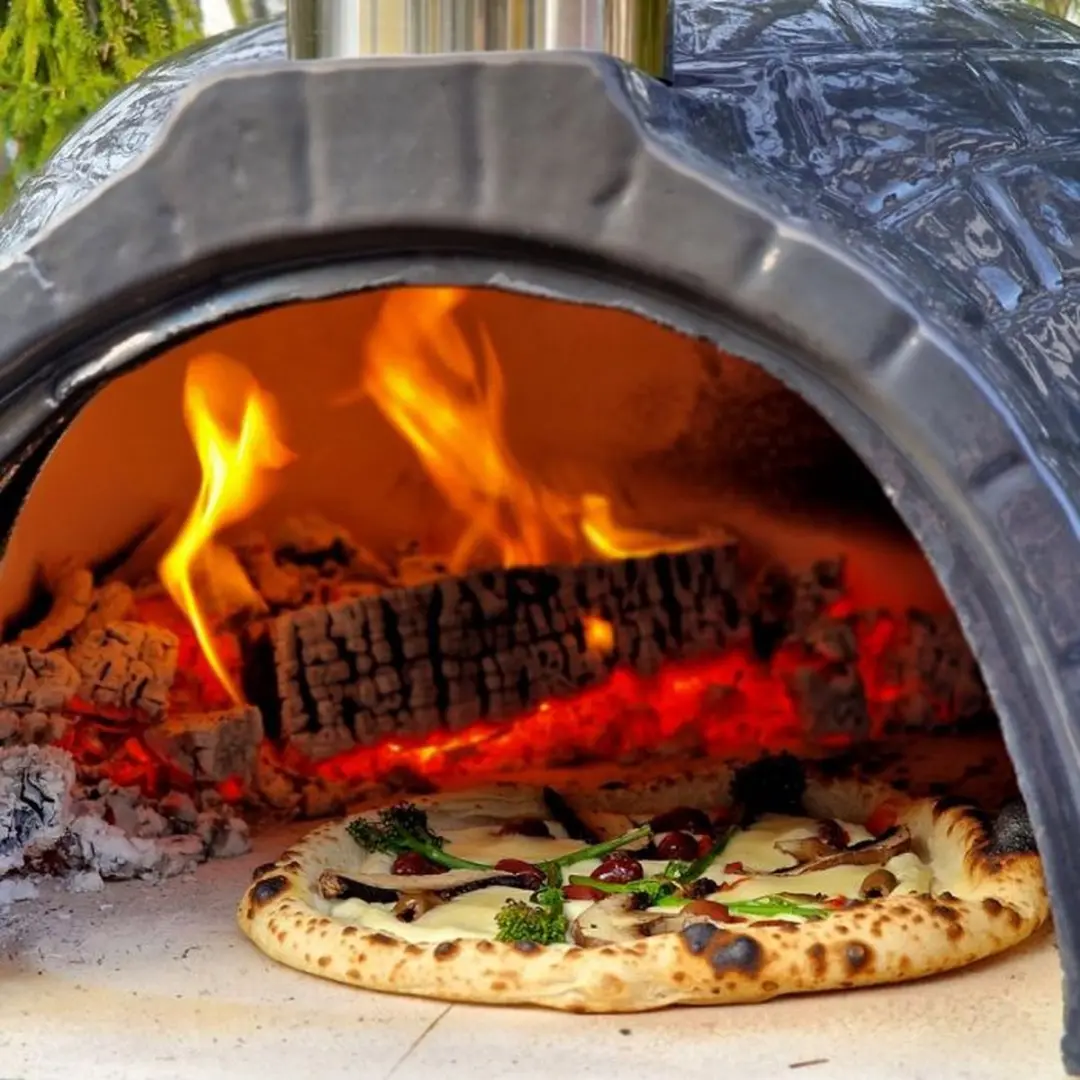 Mustang Dome Pizzaoven - 40L - Zwart - afbeelding 6 van 6
