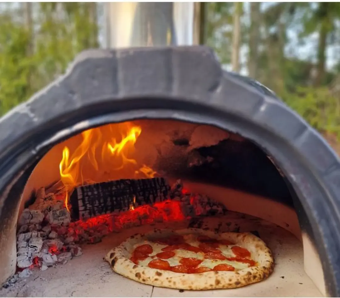 Mustang Dome Pizzaoven - 40L - Zwart