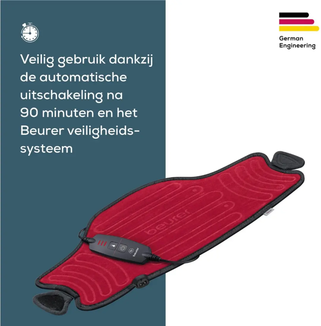 Beurer HK 55 EasyFix Elektrisch Warmtekussen - 3 Warmtestanden