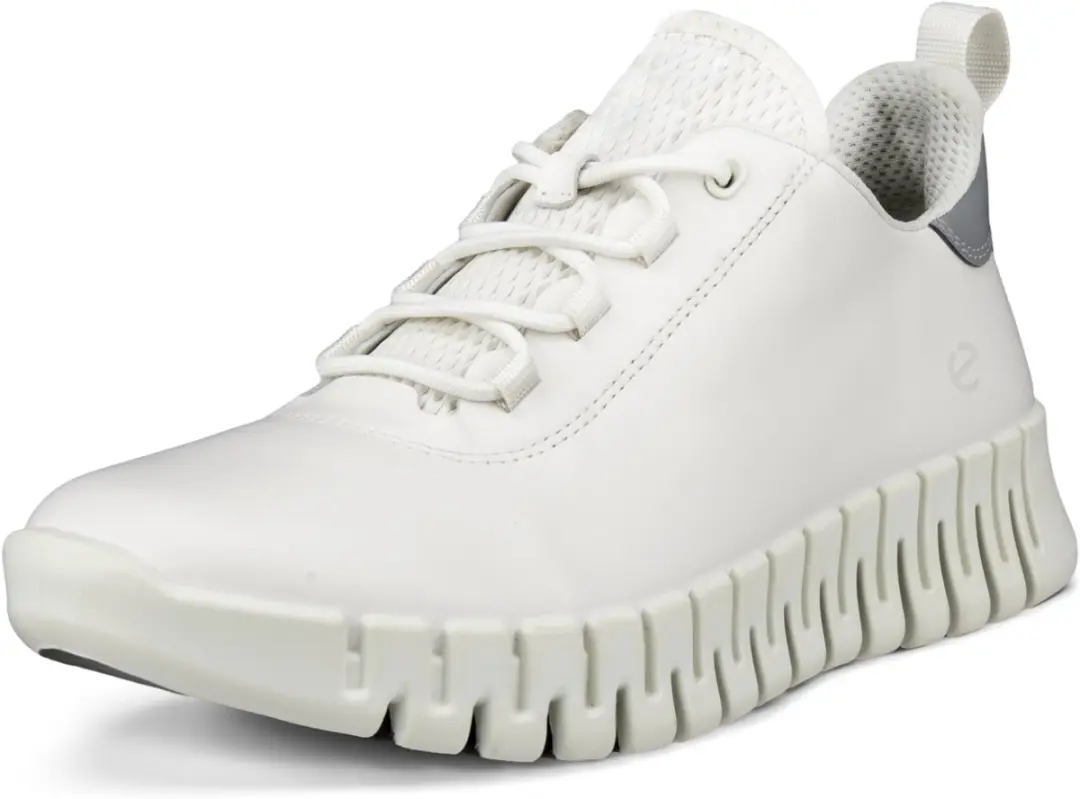 ECCO Gruuv Damestrainers - 35 - Wit/Lichtgrijs