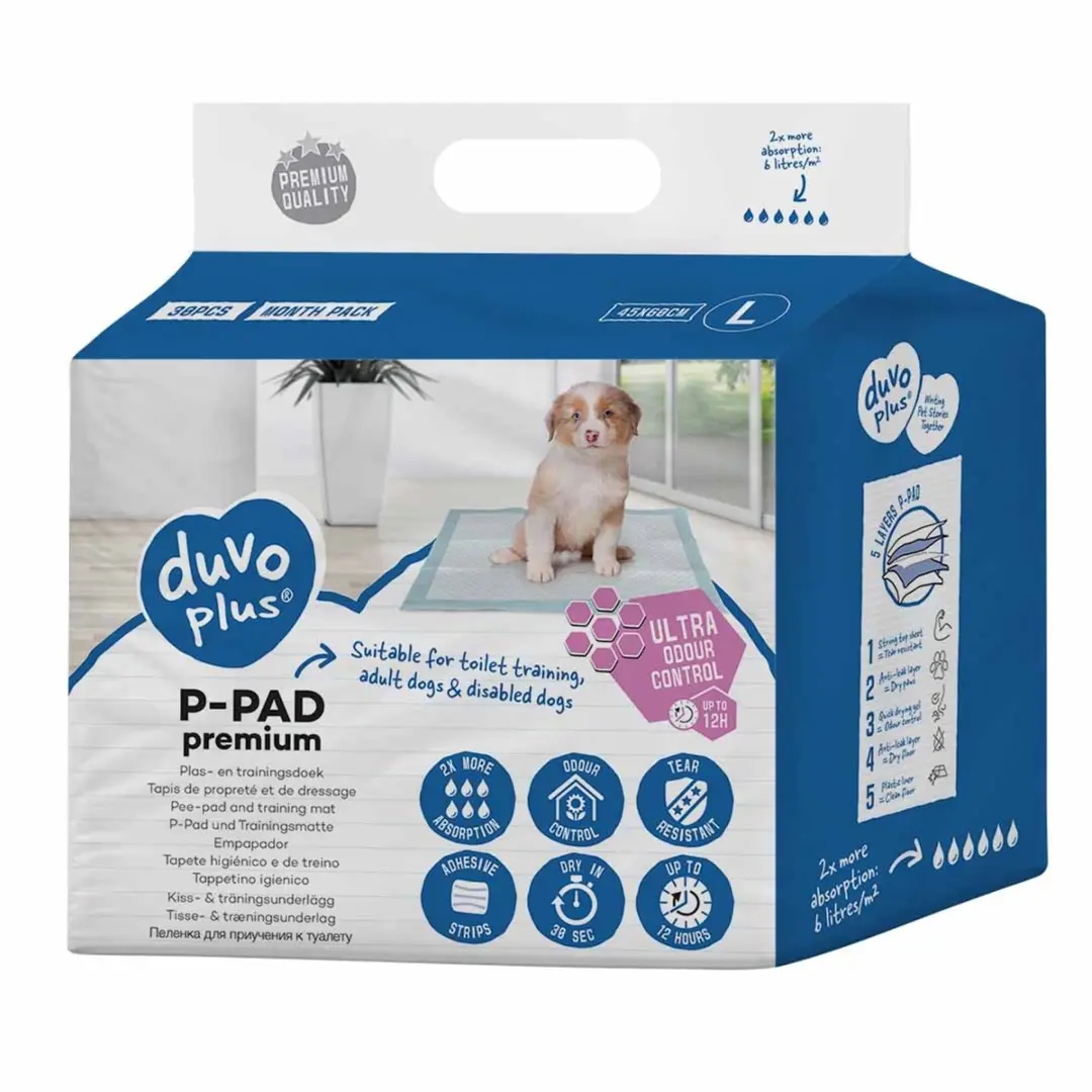 Duvo+ P-Pad Premium Geur Controle 30 Stuks - 45x60cm