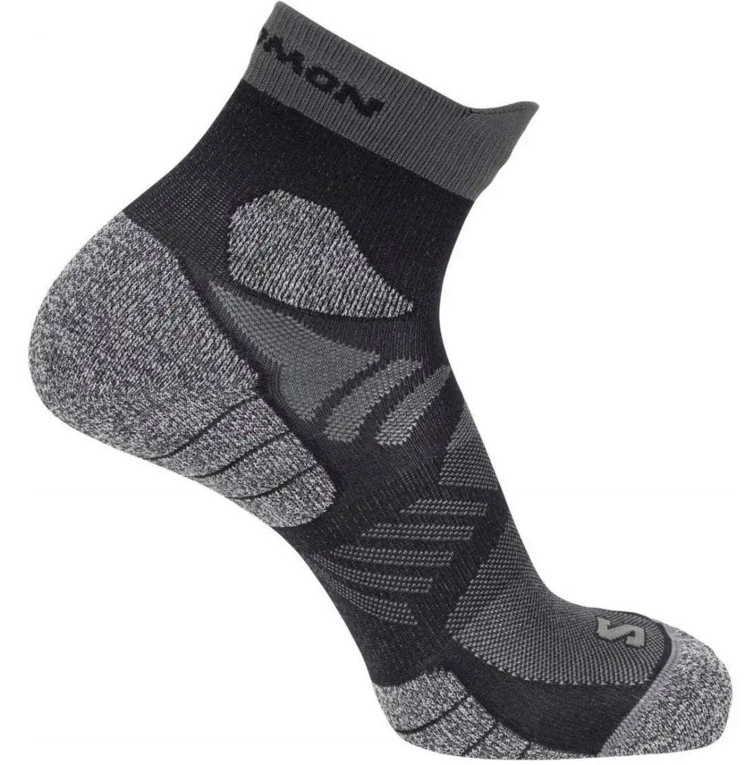 Salomon Aero Ankle Socks XL - 2 Paar - Zwart/Wit