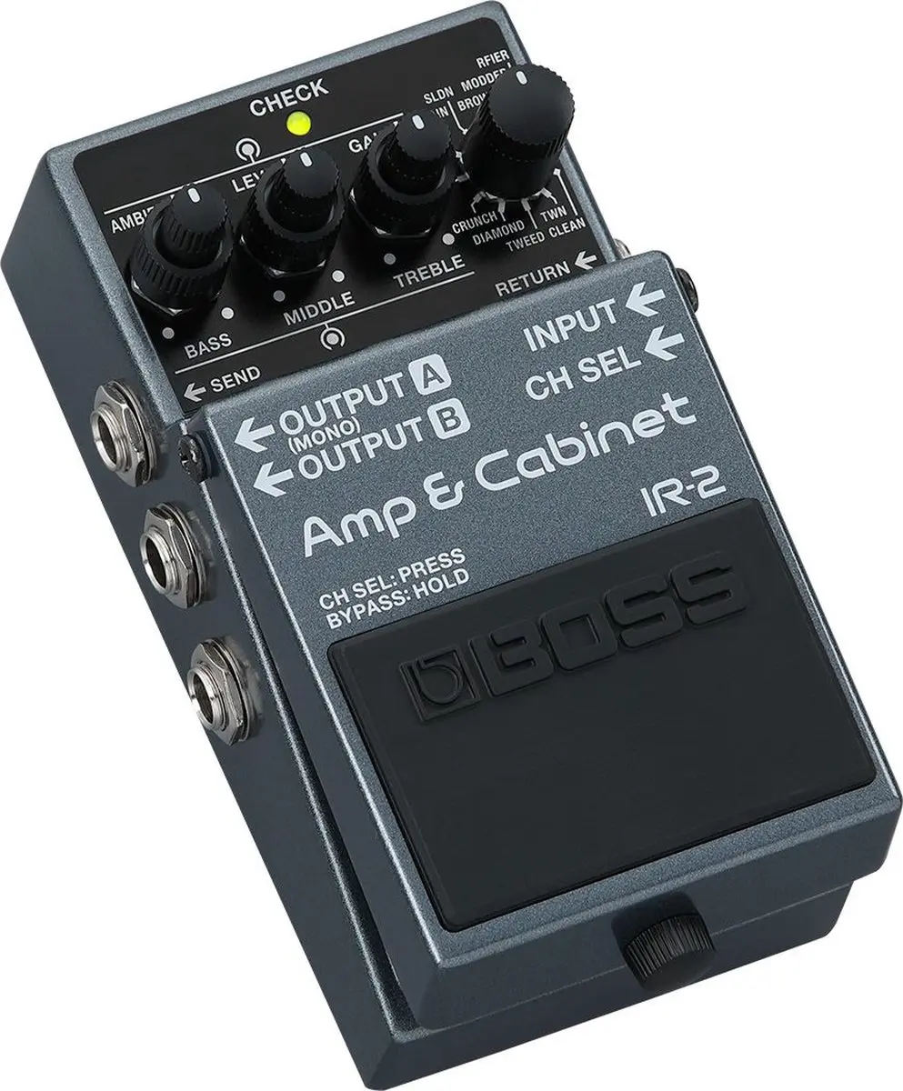 BOSS IR-2 Amp & IR Cab Simulator - Grijs - afbeelding 2 van 5