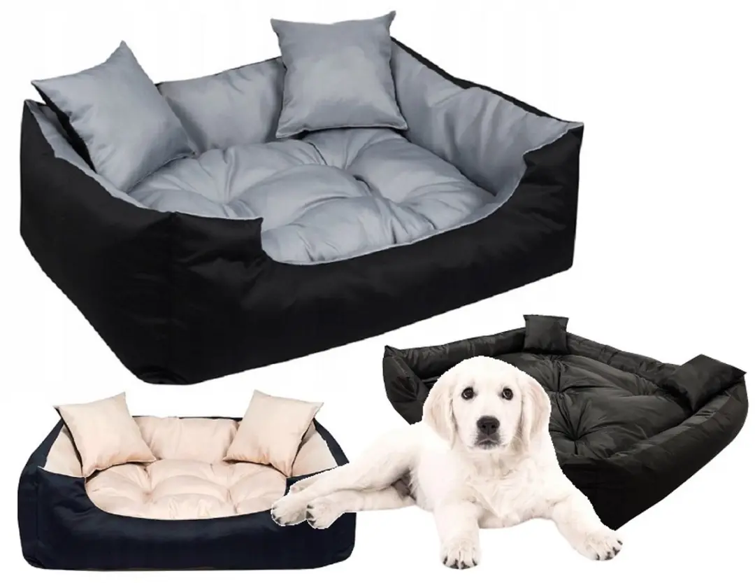ECCO Hondenbed XXL Waterdicht - 130x105cm - Grijs
