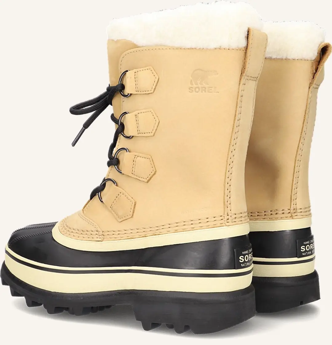 Sorel Caribou WP Vrouwen Sneeuwlaarzen - Buff - Maat 40 - afbeelding 6 van 6