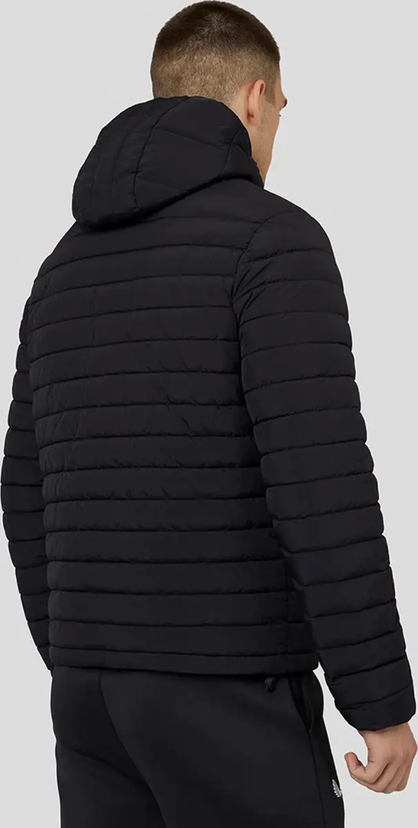 Castore Midweight Hooded Puffer - Heren Jacket S - Zwart