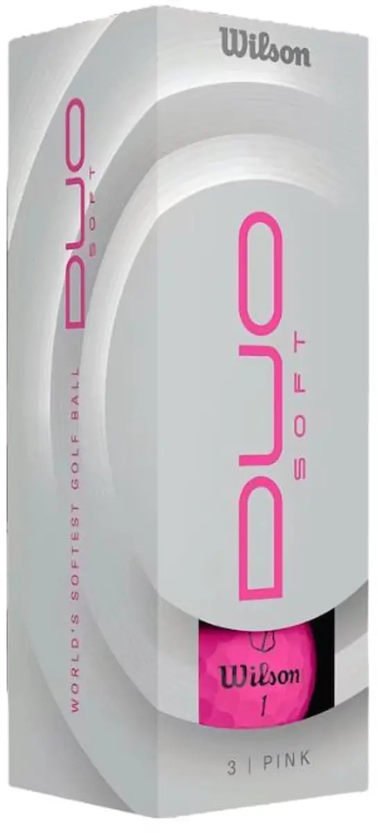 Wilson DUO Soft Golfballen 2025 - Roze - 12 Stuks - afbeelding 6 van 6