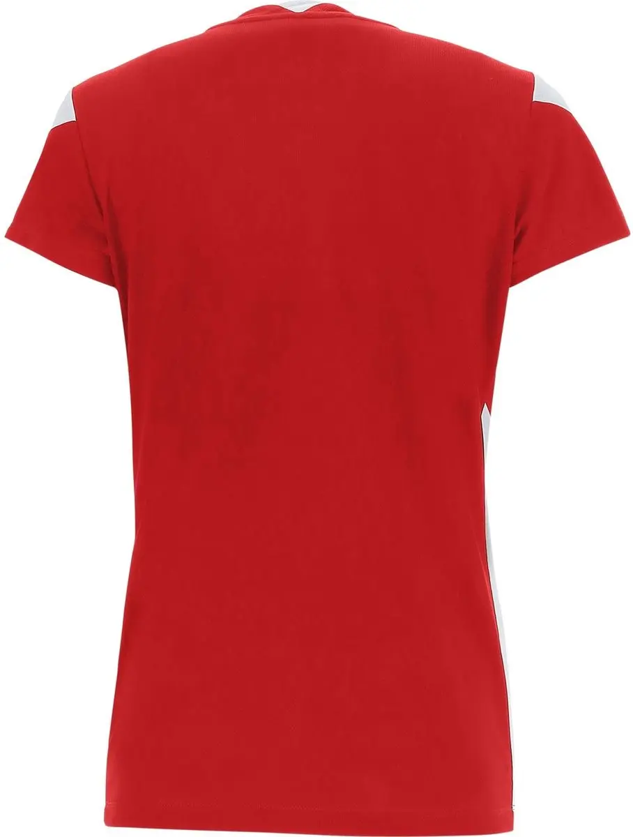 Macron Oxygen Shirt Dames Korte Mouw - Rood/Wit M