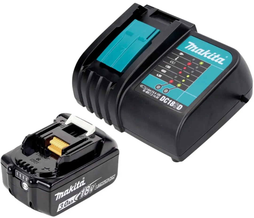 Makita DCL180SFCB Accu Steelstofzuiger 18V - Zwart/Blauw