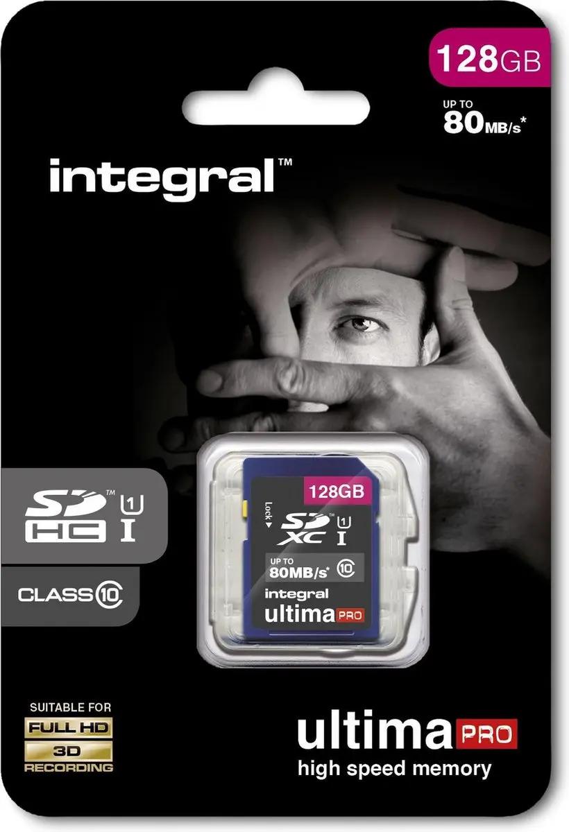 Integral INSDX128G10-80U1 SD-kaart 128GB