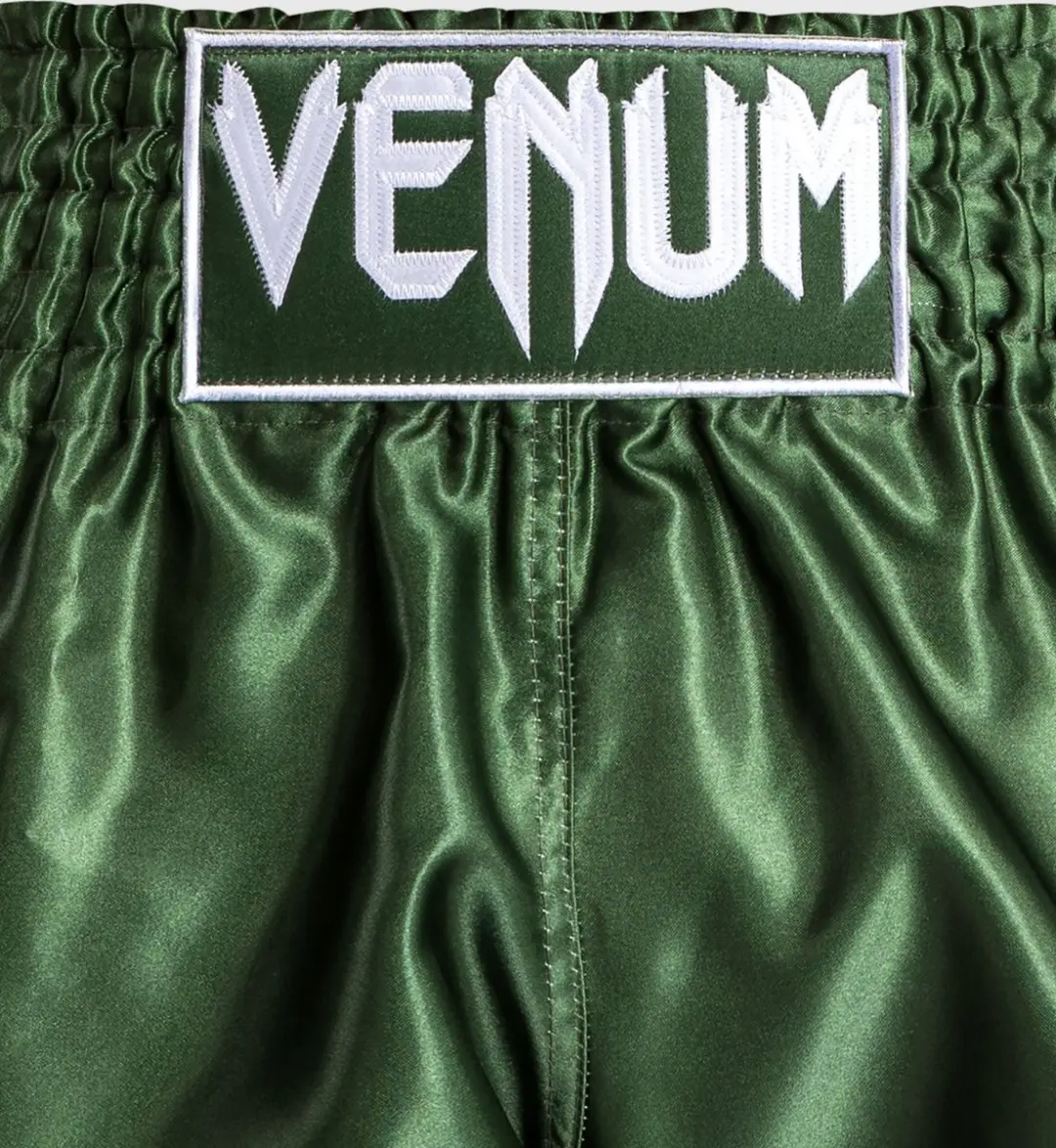 Venum Classic Muay Thai Shorts M - Kaki/Wit