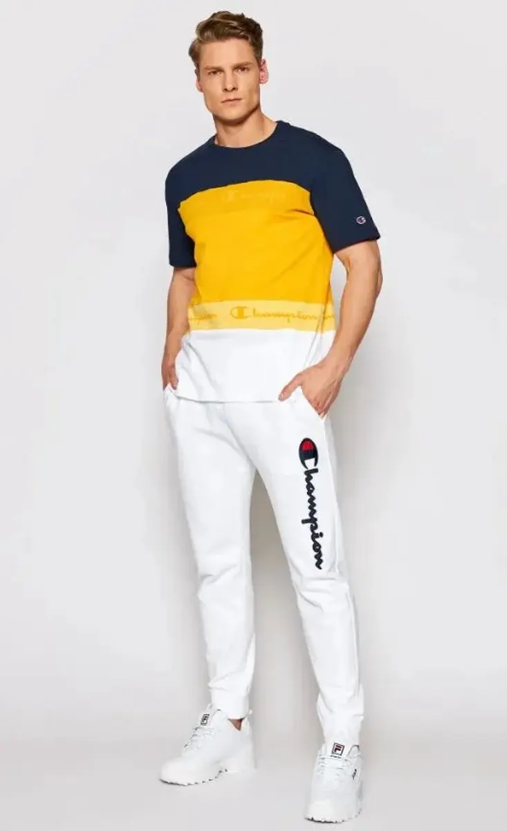 Champion Heren Shirt Marinegeel - M