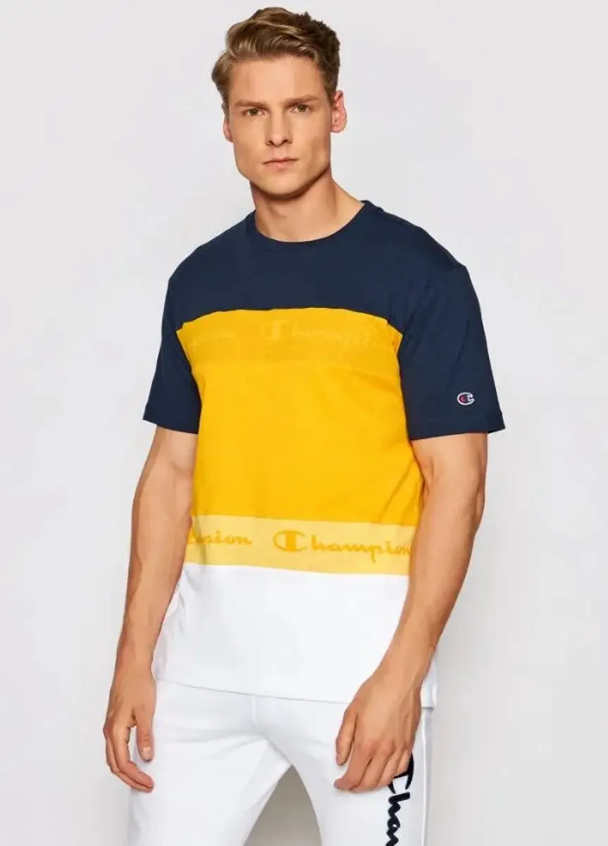 Champion Heren Shirt Marinegeel - M