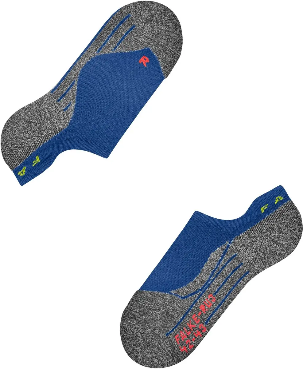 Falke RU3 Comfort Invisible Hardloopsokken - Extra Sterke Padding - Blauw